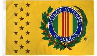 Vietnam War Veterans Yellow Printed Polyester Flag 3ft by 5ft