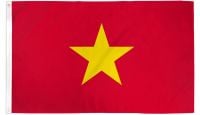 Vietnam  Printed Polyester Flag 3ft by 5ft