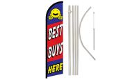 Best Buys Here Windless Banner Flag & Pole Kit