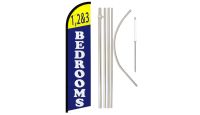 1, 2, & 3 Bedrooms Windless Banner Flag & Pole Kit