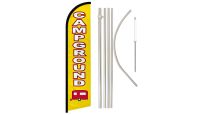 Campground Windless Banner Flag & Pole Kit