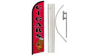 Cigars Windless Banner Flag & Pole Kit
