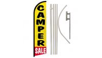 Camper Sale Windless Banner Flag & Pole Kit