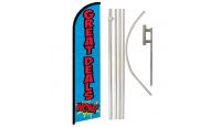 Great Deals Wow! Windless Banner Flag & Pole Kit