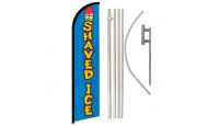 Shaved Ice Windless Banner Flag & Pole Kit