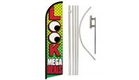 Look Mega Deals Windless Banner Flag & Pole Kit