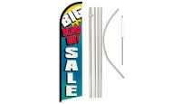 Big Blow-Out Sale Windless Banner Flag & Pole Kit