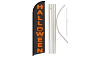 Halloween Windless Banner Flag & Pole Kit
