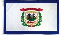 West Virginia Printed Polyester Flag 2ft by 3ft