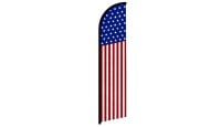 USA 50 Stars Superknit Polyester Windless Flag Size 11.5ft by 2.5ft