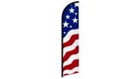 USA New Glory Superknit Polyester Windless Flag Size 11.5ft by 2.5ft
