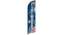 Fireworks USA Superknit Polyester Windless Flag Size 11.5ft by 2.5ft