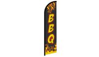 BBQ Black Superknit Polyester Windless Flag Size 11.5ft by 2.5ft