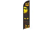 Halloween Eyes Superknit Polyester Windless Flag Size 11.5ft by 2.5ft
