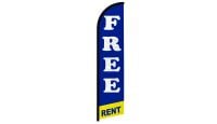 Free Rent Superknit Polyester Windless Flag Size 11.5ft by 2.5ft