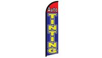 Auto Tinting Red & Blue Superknit Polyester Windless Flag Size 11.5ft by 2.5ft