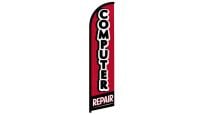 Computer Repair Superknit Polyester Windless Flag Size 11.5ft by 2.5ft