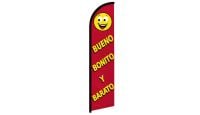 Bueno Bonito Y Barato Superknit Polyester Windless Flag Size 11.5ft by 2.5ft