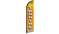 Tanning Salon Superknit Polyester Windless Flag Size 11.5ft by 2.5ft