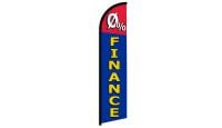 0 Percent Finance Superknit Polyester Windless Flag Size 11.5ft by 2.5ft