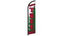 Christmas Tree Sale Superknit Polyester Windless Flag Size 11.5ft by 2.5ft