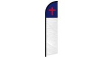 Christian Superknit Polyester Windless Flag Size 11.5ft by 2.5ft