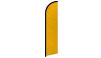 Gold Solid Color Superknit Polyester Windless Flag Size 11.5ft by 2.5ft