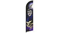 Halloween Vampire Superknit Polyester Windless Flag Size 11.5ft by 2.5ft