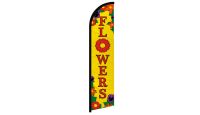 Flowers Superknit Polyester Windless Flag Size 11.5ft by 2.5ft