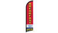 Breakfast Special Superknit Polyester Windless Flag Size 11.5ft by 2.5ft
