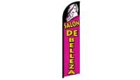Salon De Belleza Superknit Polyester Windless Flag Size 11.5ft by 2.5ft