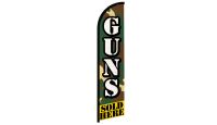 Guns Sold Here  Superknit Polyester Windless Flag Size 11.5ft by 2.5ft