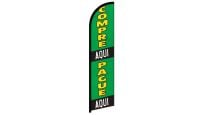 Compre Aqui Pague Aqui Superknit Polyester Windless Flag Size 11.5ft by 2.5ft