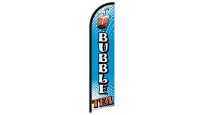 Bubble Tea Superknit Polyester Windless Flag Size 11.5ft by 2.5ft