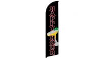 Happy Hour Superknit Polyester Windless Flag Size 11.5ft by 2.5ft