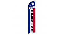 Grand Opening RWB Superknit Polyester Windless Flag Size 11.5ft by 2.5ft