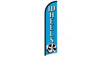 Wheels (Blue) Windless Banner Flag