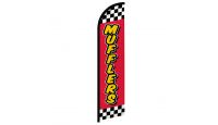 Muffler (Red Checkered) Windless Banner Flag