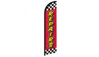 Repairs (Red Checkered) Windless Banner Flag