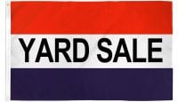 Yard Sale RWB Printed Polyester Flag 3ft by 5ft