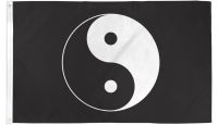Ying Yang Printed Polyester Flag 3ft by 5 ft