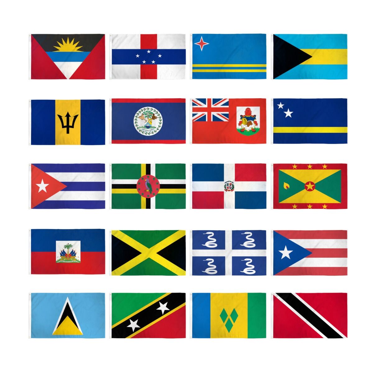 3'x5' Barbados Flag Outdoor Indoor Banner Lesser Antilles Island Caribbean 3x5