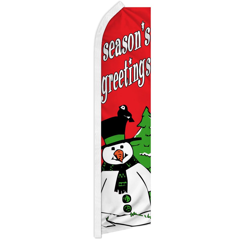 Holiday Sale Advertising Flag Swooper Feather Super Flag Christmas Sale Xmas 