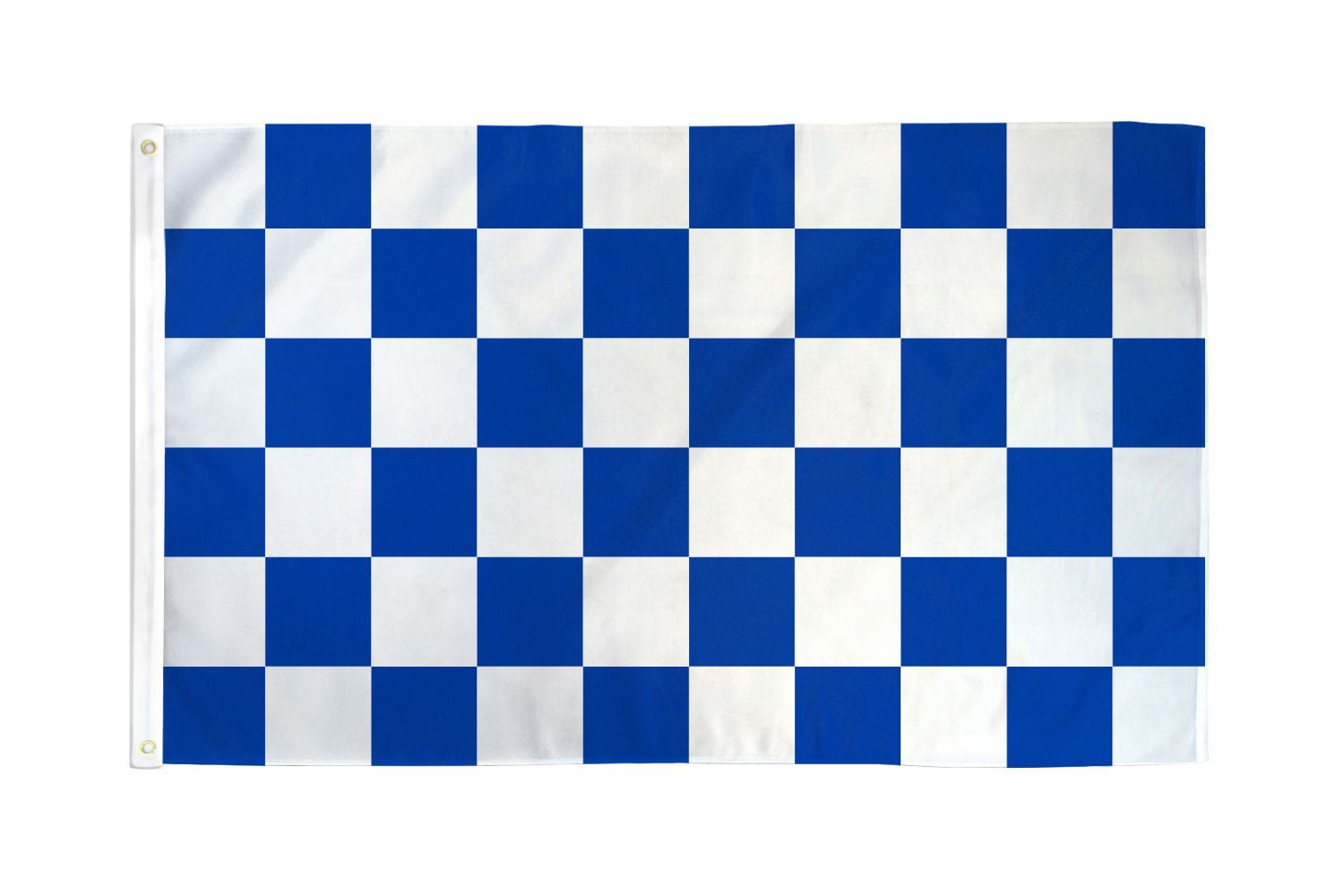 BLUE & WHITE CHECK 2x3ft Flag Polyester 