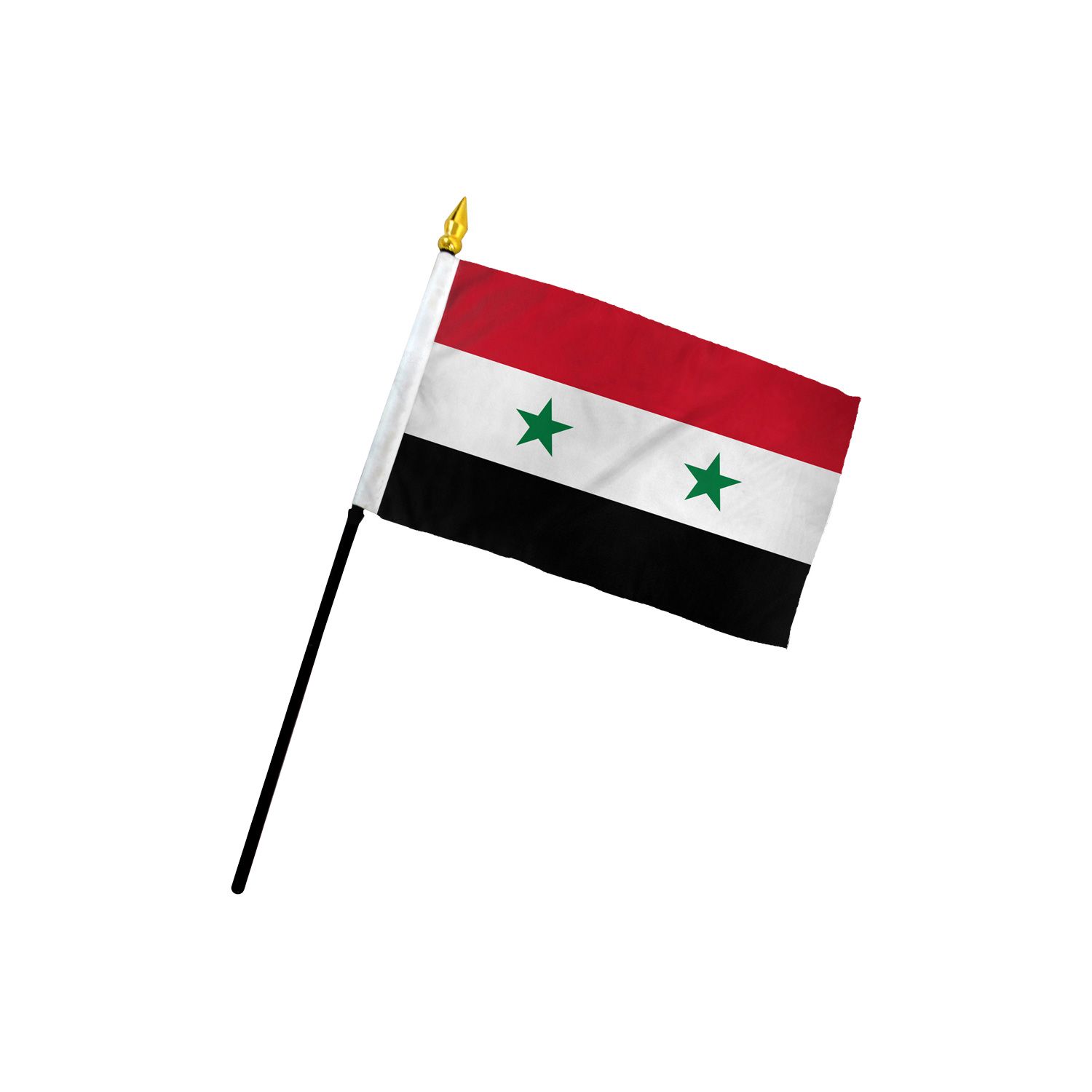 Syria 4x6in Stick Flag | Flags Importer | International Desk Flag
