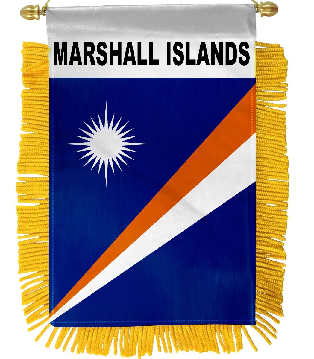 Virgin Islands Car Flag Mini Banner 