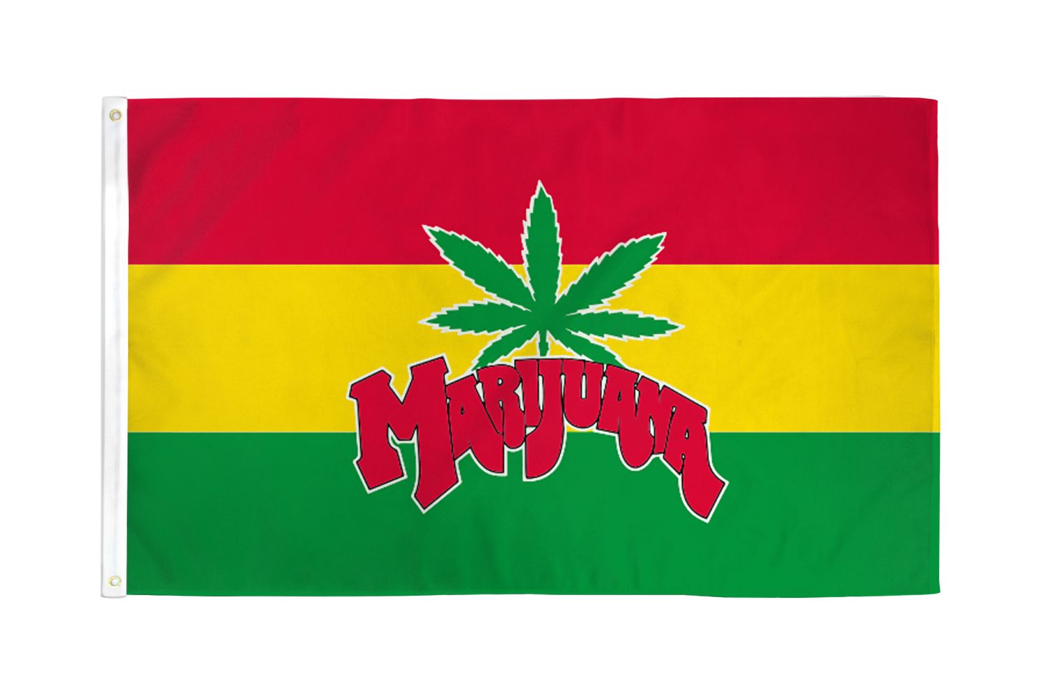 Marijuana Cannabis Rastafarian Flag Polyester Bunting Various Lengths 