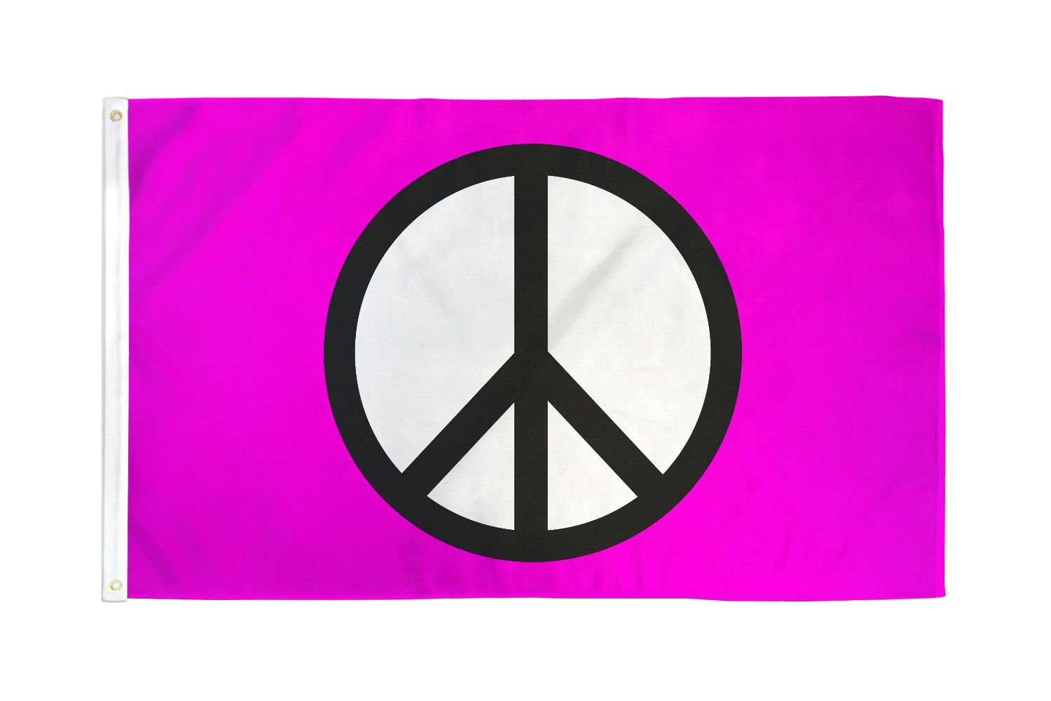 3' x 2' PEACE LOVE HAPPINESS FLAG Happy Smiley Face Rainbow Pride Festival 
