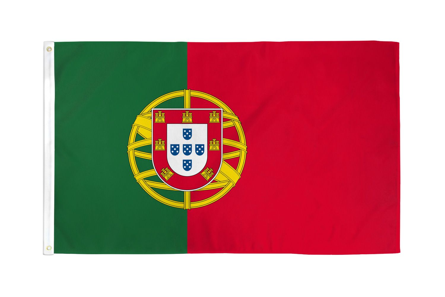 1 Dozen Portugal Flags 4x6in Stick Flag of Portugal Portuguese Flag 