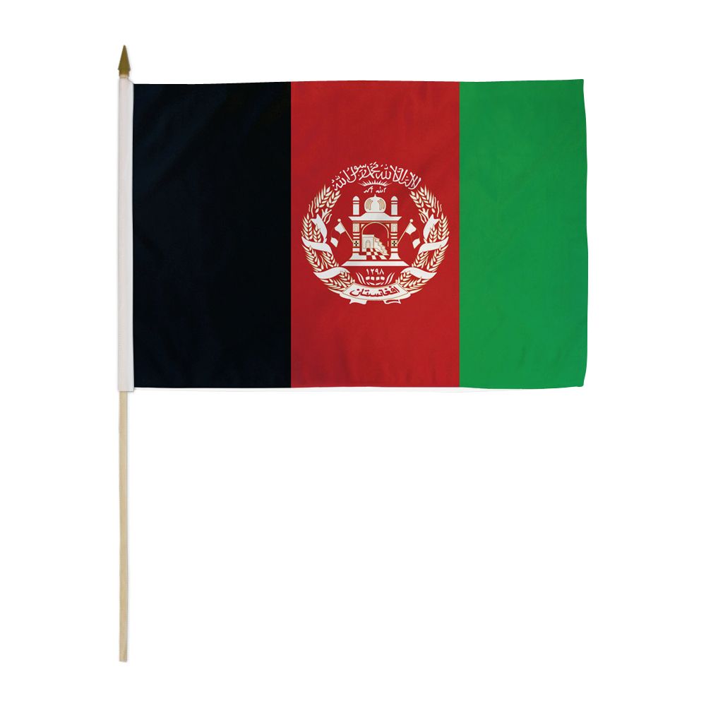 Flags Importer STI-Kuwait Dozen 12x18” Stick Flags Multicolor